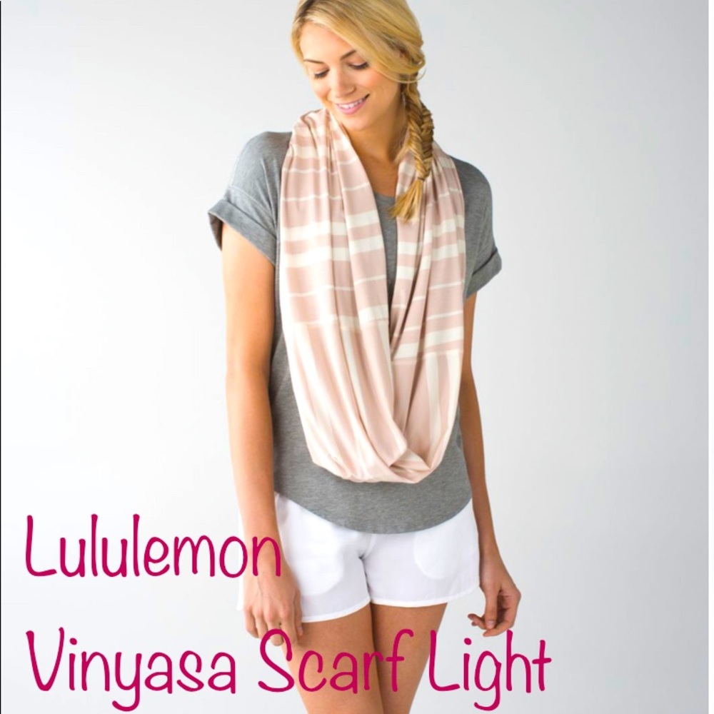 Lululemon Vinyasa Scarf. Beach Stripe Light Weight